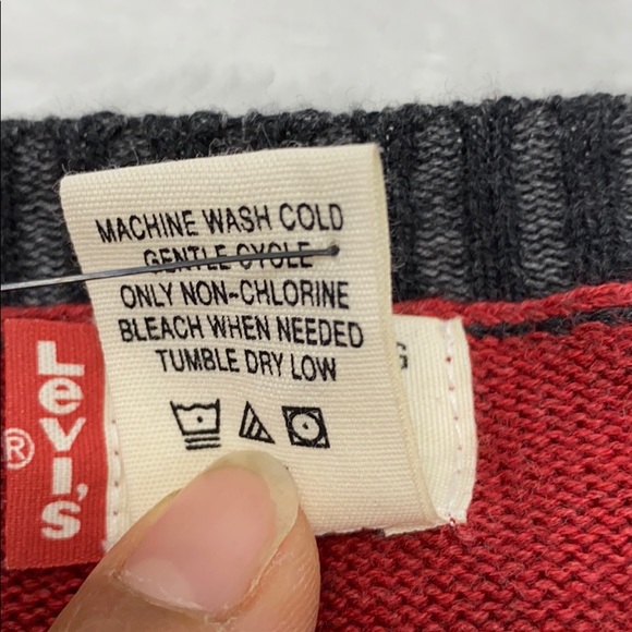 NWT. Levi's men's Sweatshirt stripes size large - Picture 6 of 8